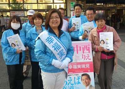 憲法記念日街宣に参加した香川県の支援者の皆様です