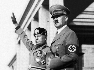 ヒトラーとムッソリーニ