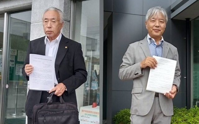 千葉県内の幸福実現党後援会が、11市町議会宛てに「九十九里沖CCS事業の中止撤回を国に求める意見書」採択に関する陳情書を提出